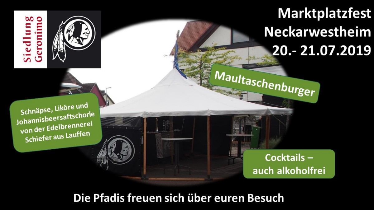 Marktplatzfest Neckarwestheim 20.-21.07.2019